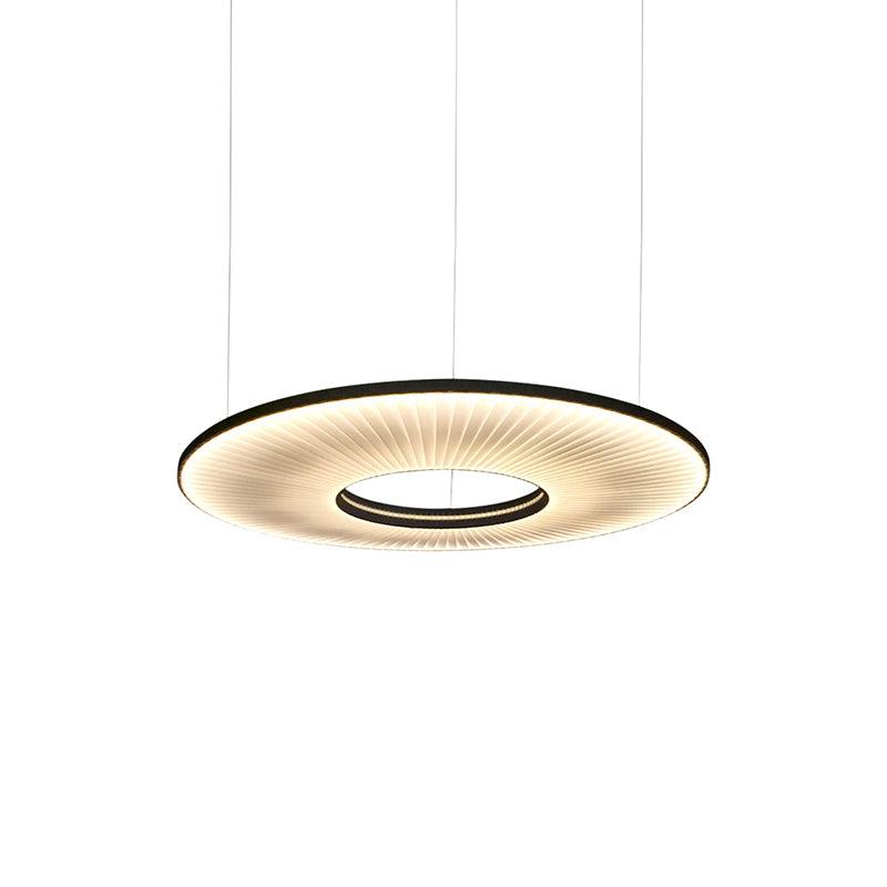 Iris Pendant Lamp Horizontal ∅ 31.5″ x H 1.4″ / Dia 80cm x H 3.5cm / White / Dual Color Temperature Pendant light