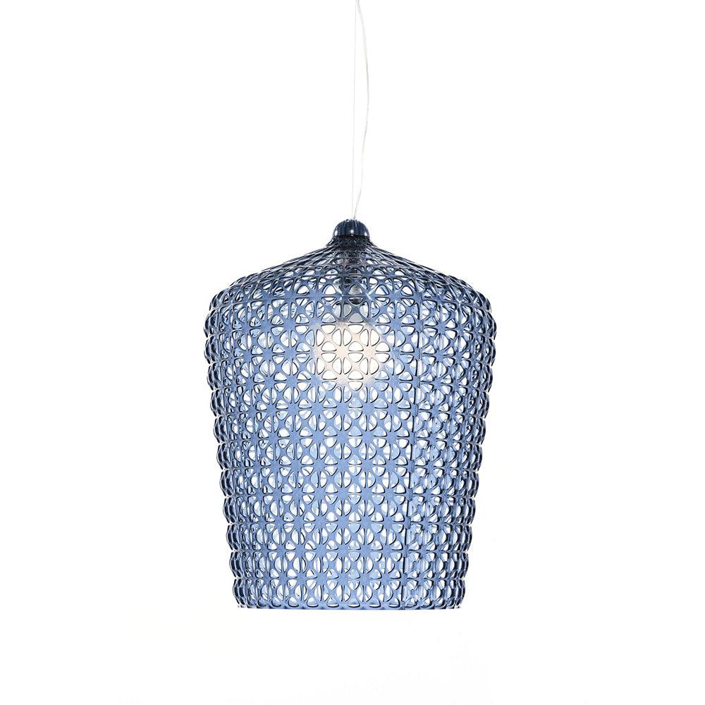 Kabuki Pendant Lamp ∅ 19.7″ x H 24.8″ / Dia 50cm x H 63cm / Blue / Three-Color Changing Light Pendant light