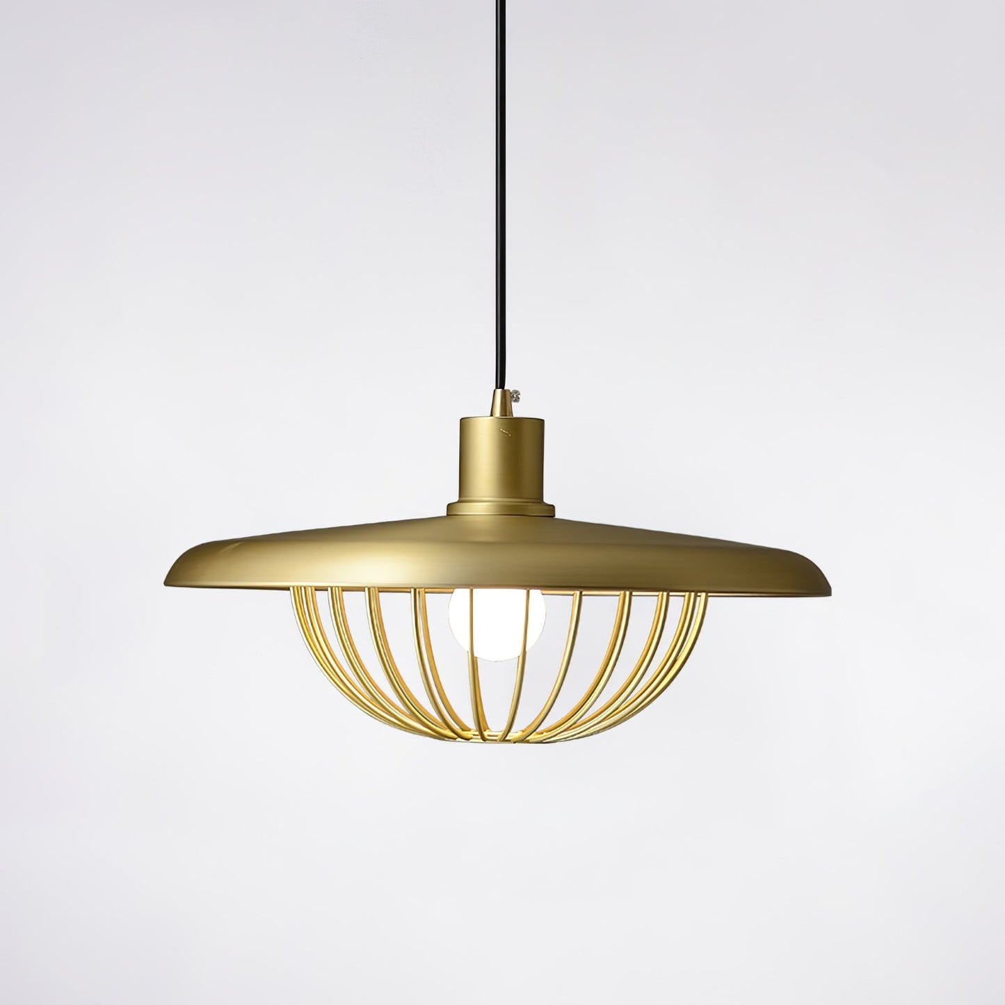 Kasa Pendant Lamp ∅ 17.7″ x H 7.9″ / Dia 45cm x H 20cm / Copper plated Pendant light