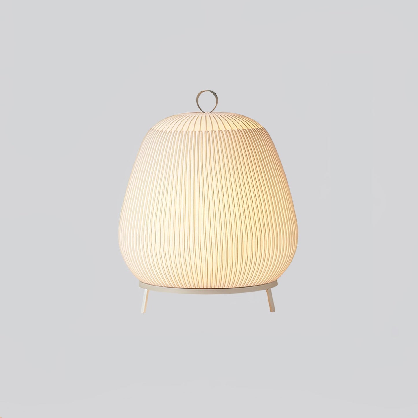 Lantern Knit Table Lamp ∅ 17.7″ x H 21.3″ / Dia 45cm x H 54cm / White & Three-Color Stepless Dimming / US Plug Table