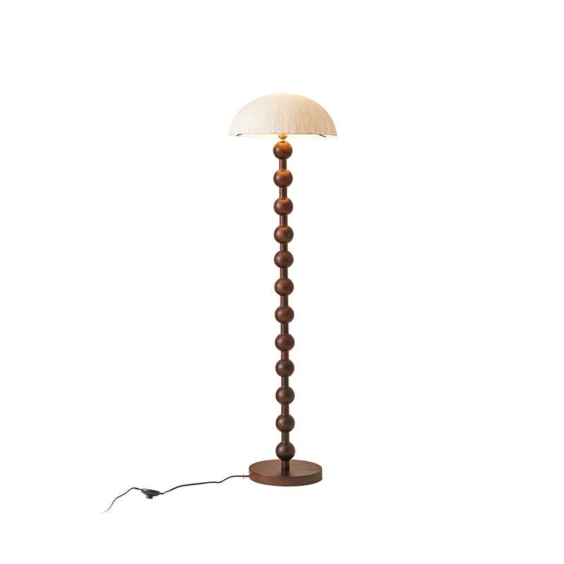 Lanvin Floor Lamp ∅ 15.7″ x H 59″ / Dia 40cm x H 150cm / Walnut color / US plug Floor lamp