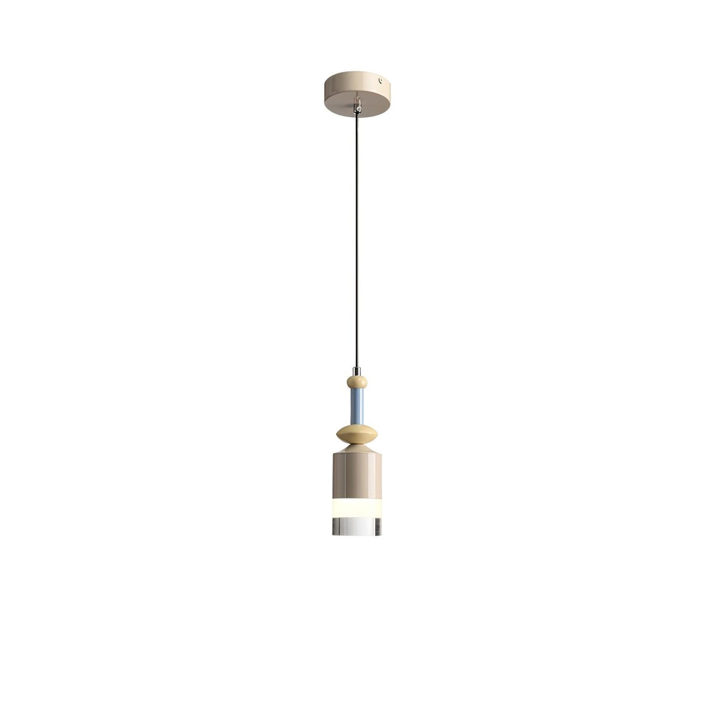 Lariat Pendant Lamp Model C ∅ 2.8″ x H 9.1″ / Dia 7cm x H 23cm / Combination 2 Pendant light
