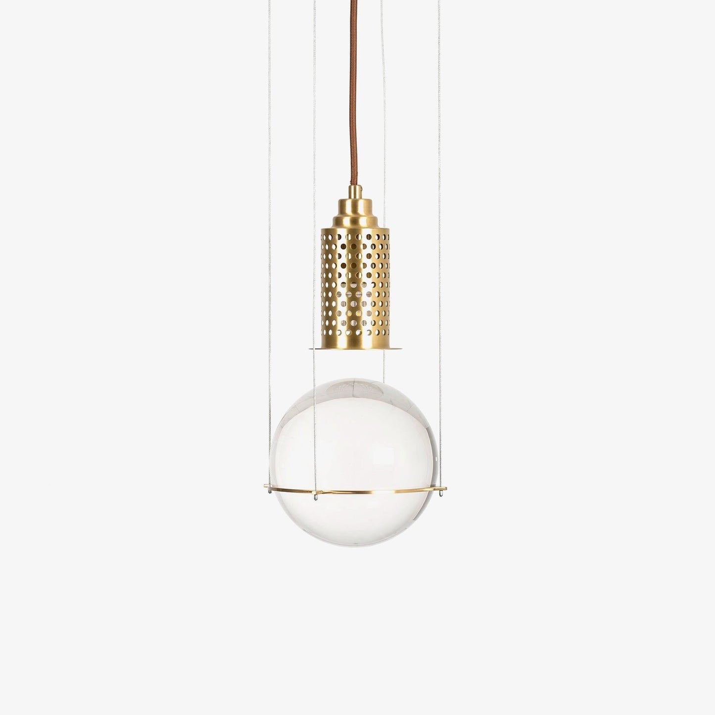 Le tre streghe Crystal Pendant Light ∅ 5.9″ x H 59″ / Dia 15cm x H 150cm / Gold Pendant light