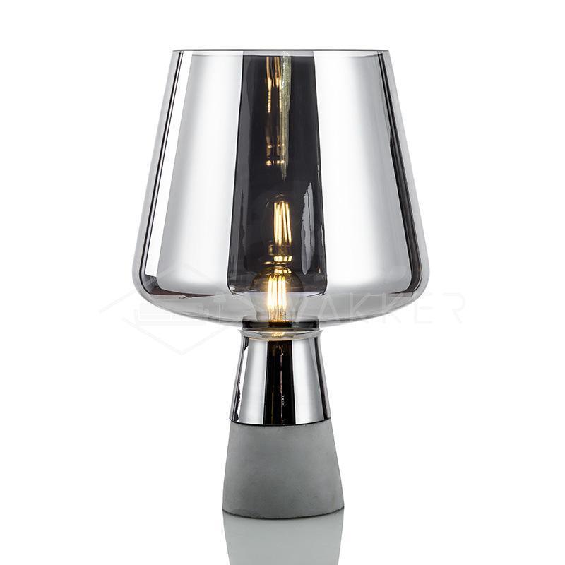 Leimu Table Lamp ∅ 7.9″ x H 11.8″ / Dia 20cm x H 30cm / Smoke gray / US Plug Table lamp