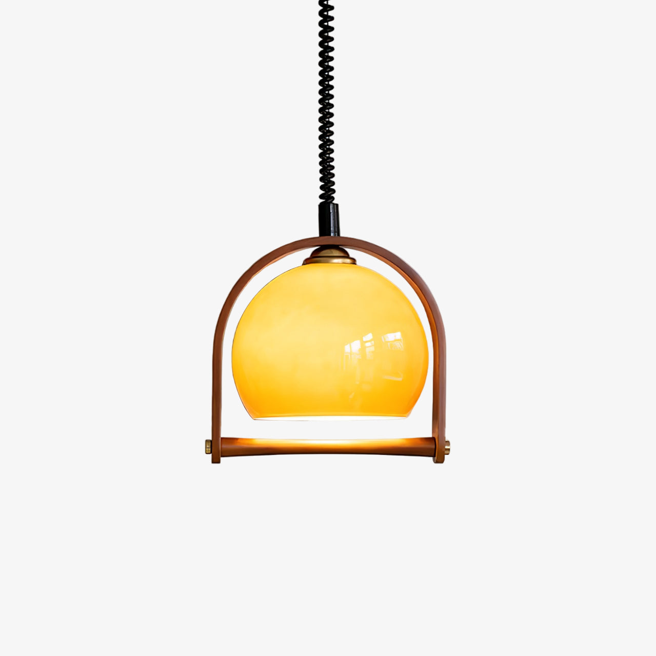 Levitation Dijkstra Pendant Lamp ∅ 11.8″ x H 11.8″ / Dia 30cm x H 30cm / Dark Walnut & Dark Brown Pendant light