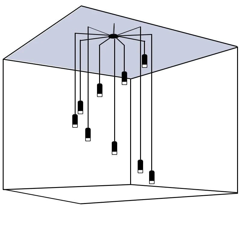 Linienform Pendelleuchte