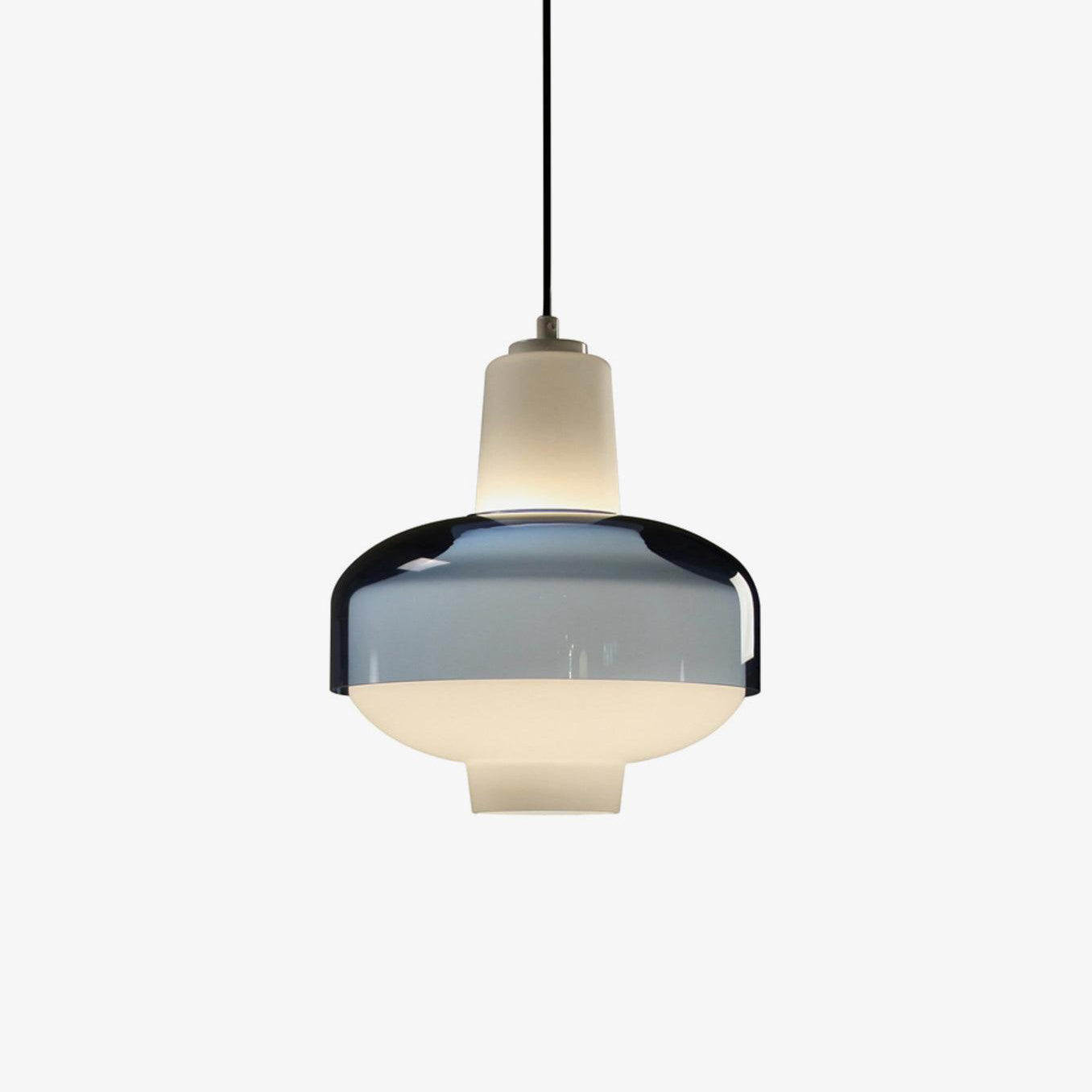 Littala Pendant Lamp ∅ 11″ x H 13.8″ / Dia 28cm x H 35cm / Blue + White Pendant light