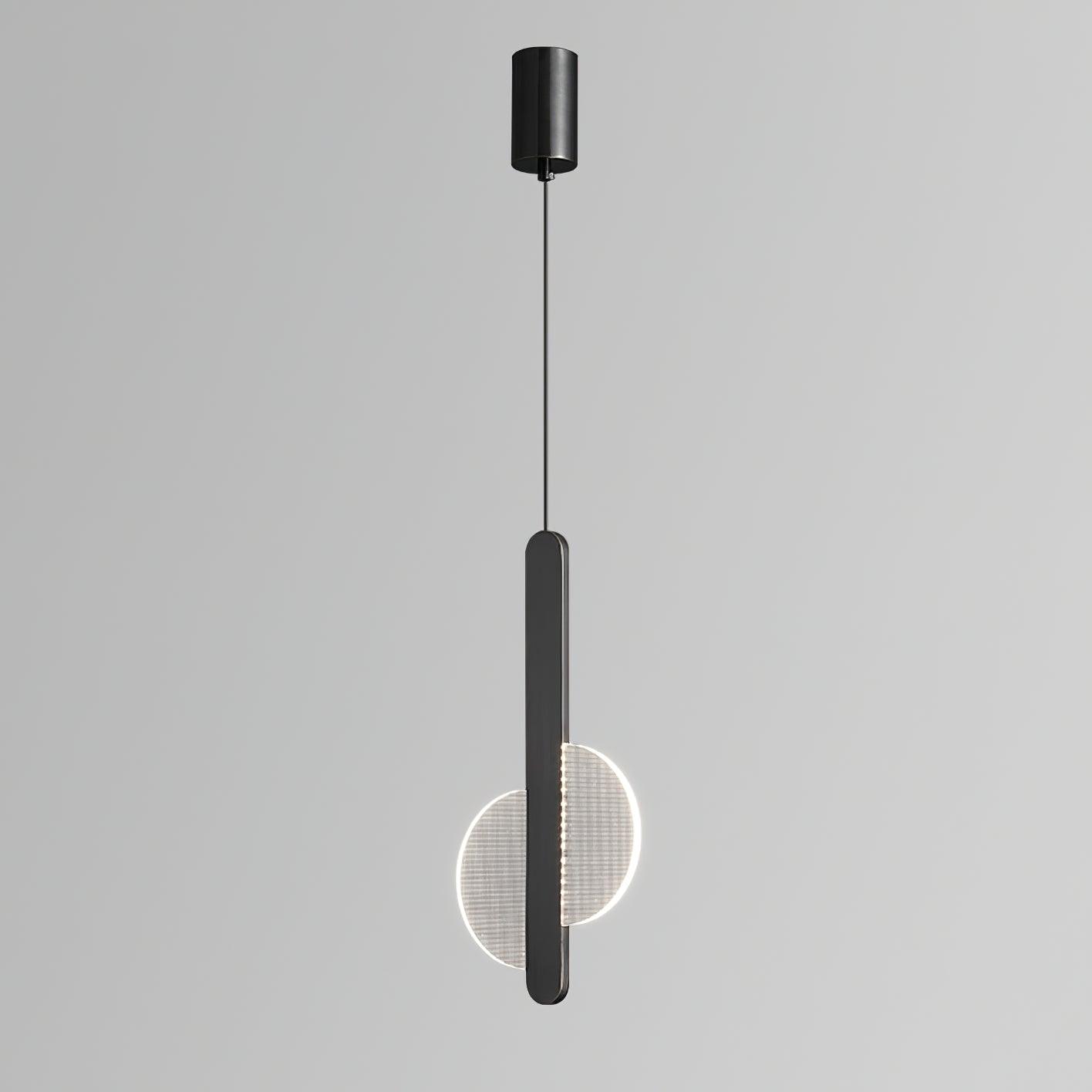 Loomis Pendant Lamp Model B ∅ 7.9″ x H 16.5″ / Dia 20cm x H 42cm / Black / Three-color changing light Pendant light