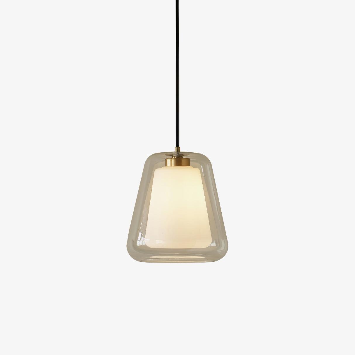 Lucinda Pendant Light ∅ 10.6″ x H 12.2″ / Dia 27cm x H 31cm / Gold & Transparent Pendant light