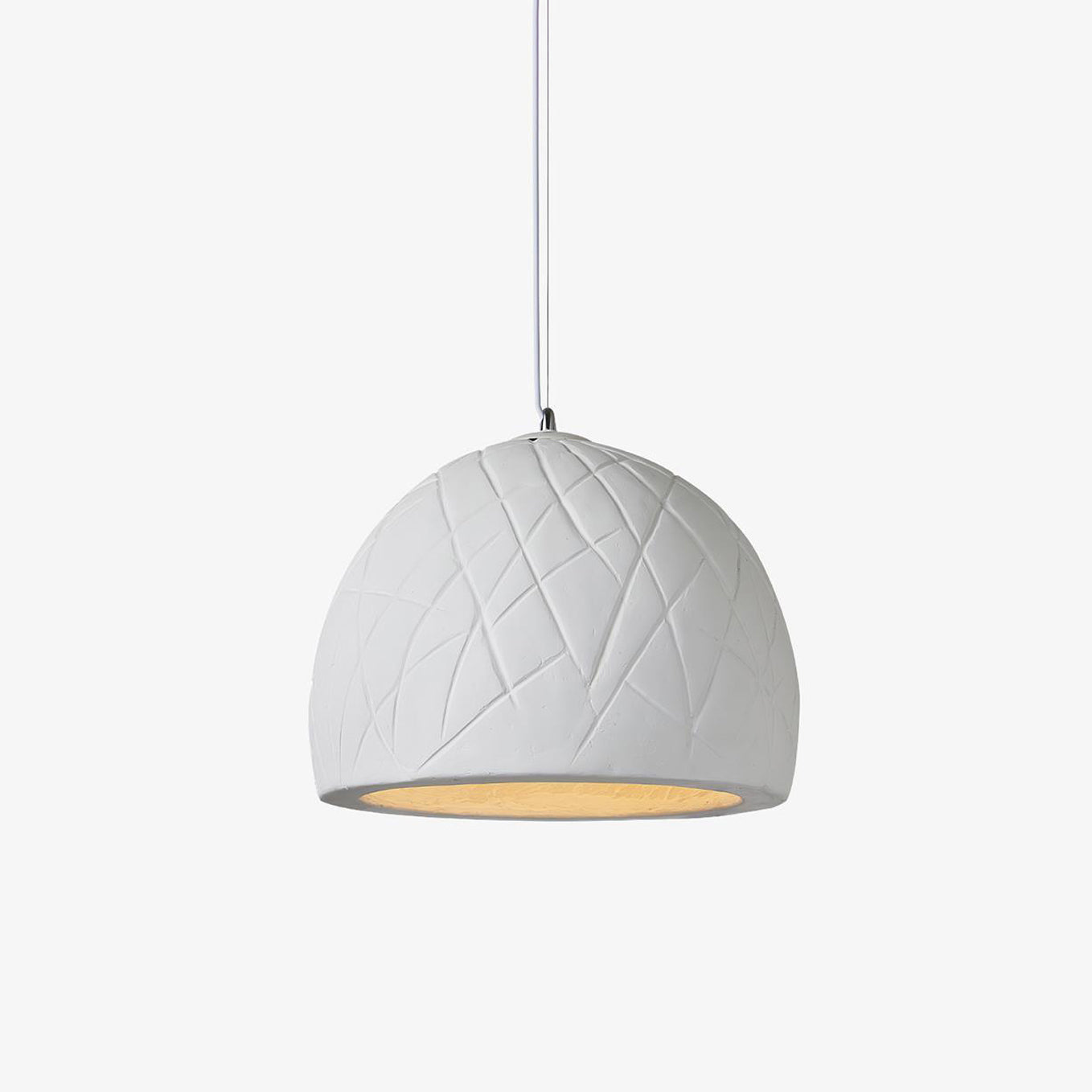 Malva Pendant Light ∅ 11.8″ x H 12.2″ / Dia 30cm x H 31cm / White 灯具