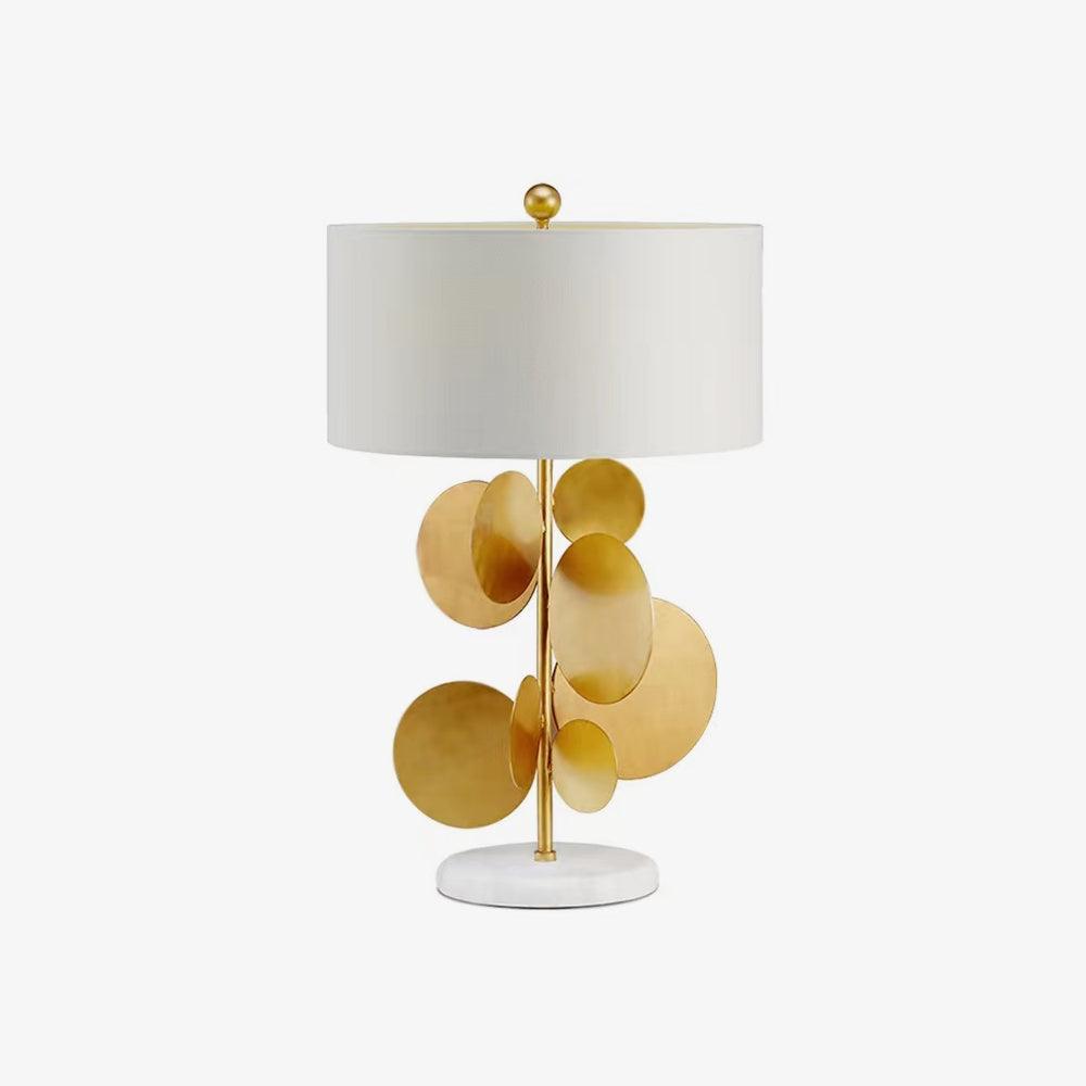 Mark Mcdowell Table Lamp ∅ 15″ x H 25.6″ / Dia 38cm x H 65cm / Gold / US Plug Table lamp