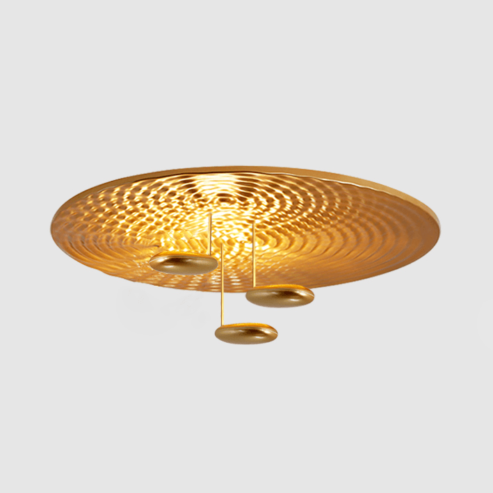 Mercury Ceiling Lamp 3 Head ∅ 23.6″ x H 17.3″/ Dia 60cm x H 44cm / Gold / Warm White Ceiling lamp