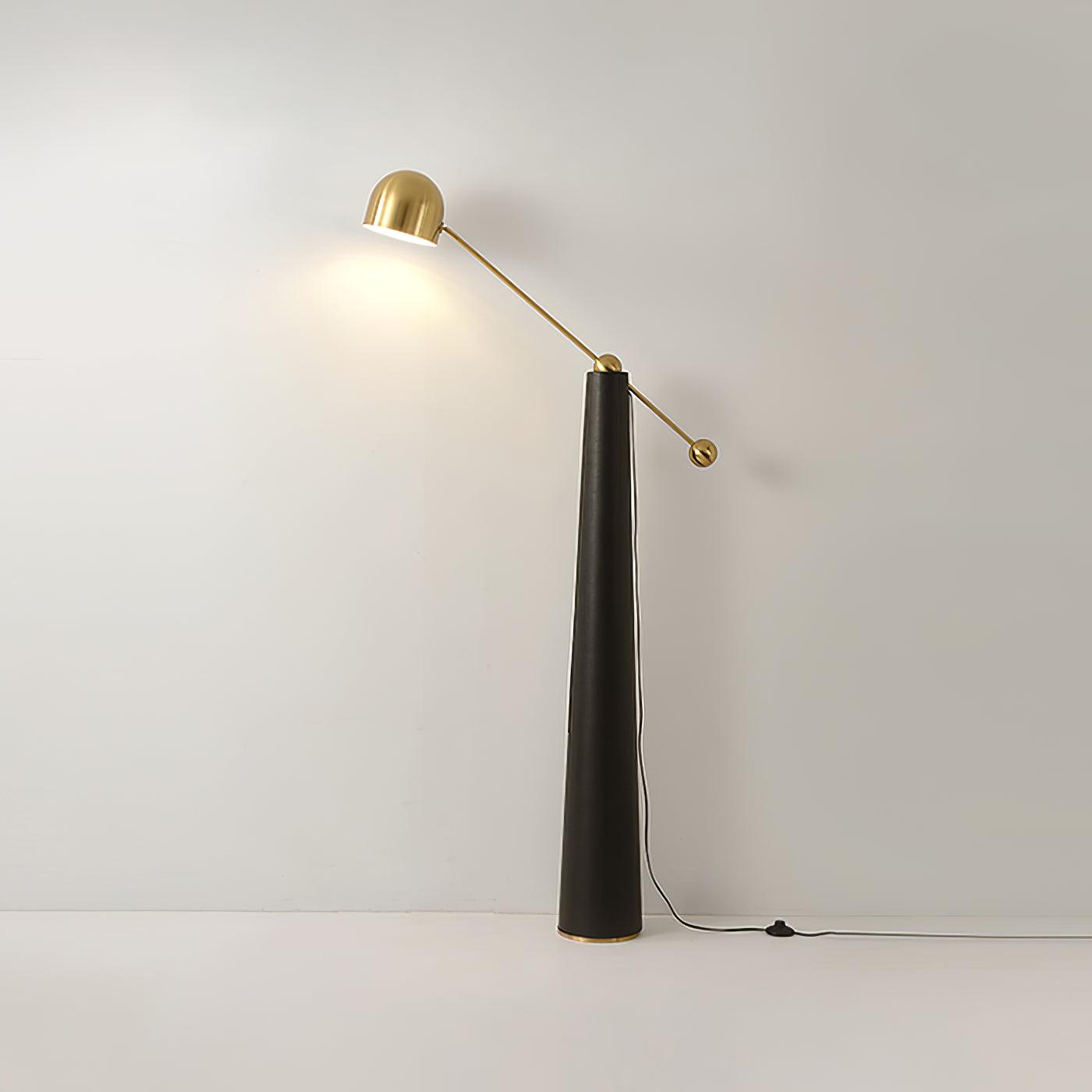Metronome Floor Lamp ∅ 41.3″ x H 68.9″ / Dia 105cm x H 175cm / Black / US Plug Floor lamp