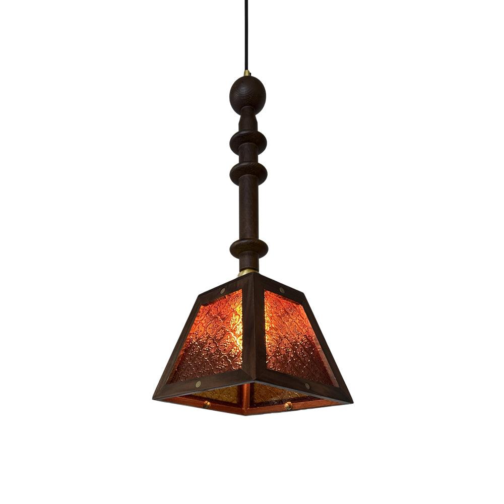 Meyda Pendant Light ∅ 7.9″ x H 20.1″ / Dia 20cm x H 51cm / Wood&Red Pendant light