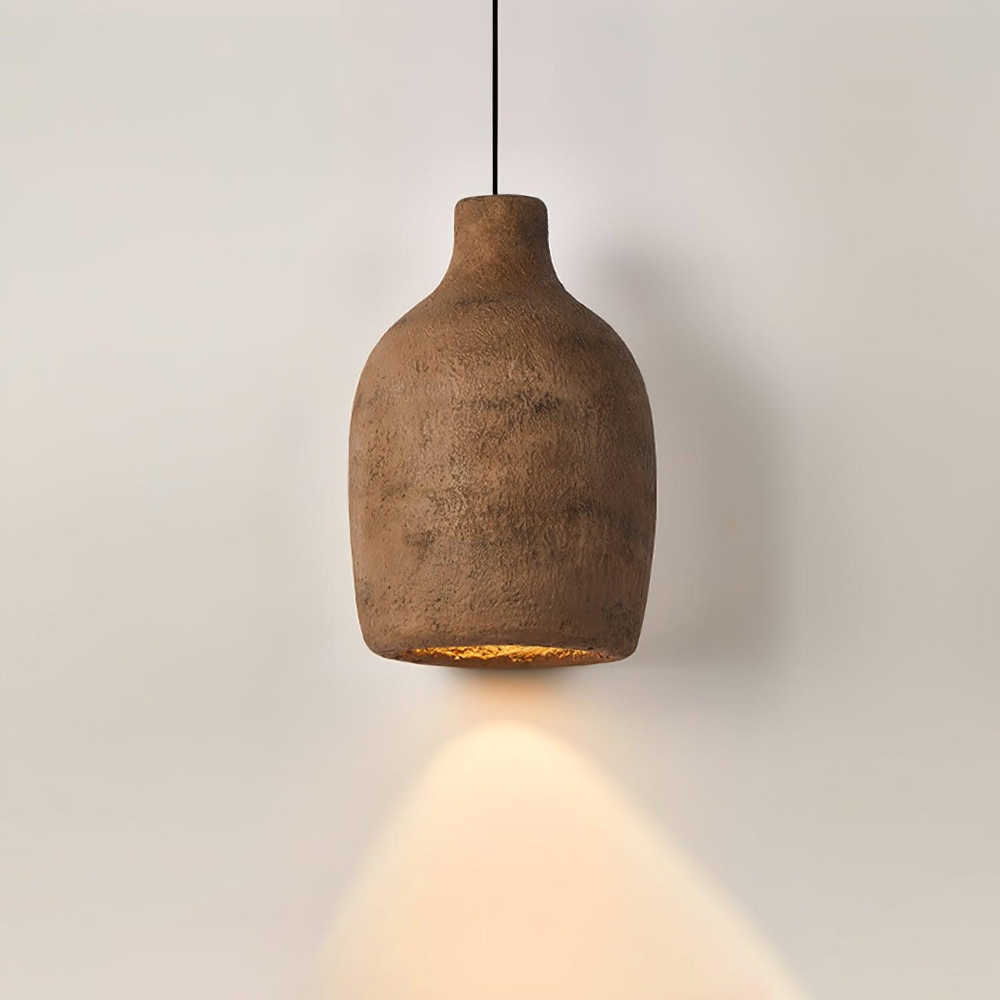 Milk Can Pendant Lamp ∅ 11.8″ x H 18.1″ / Dia 30cm x H 46cm / Brown Pendant light