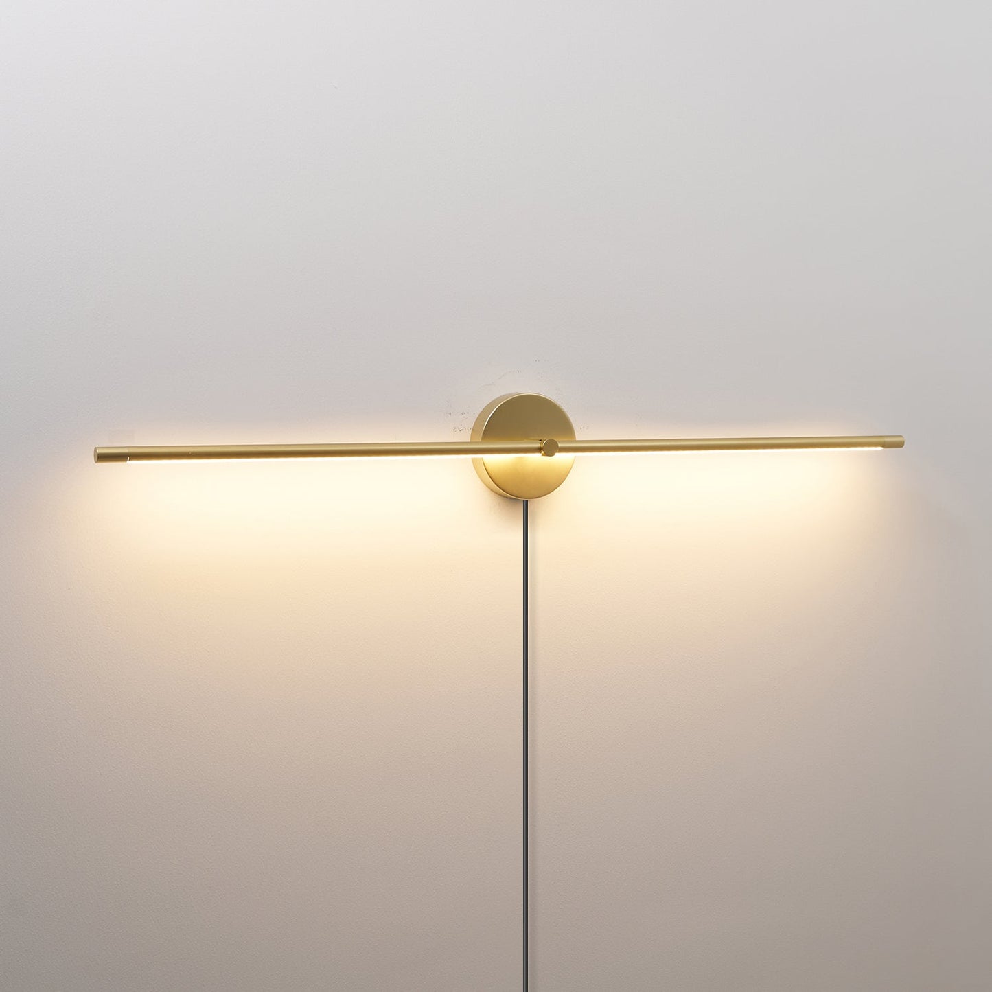 Minimalist Linear LED Plug-in Wall Lamp