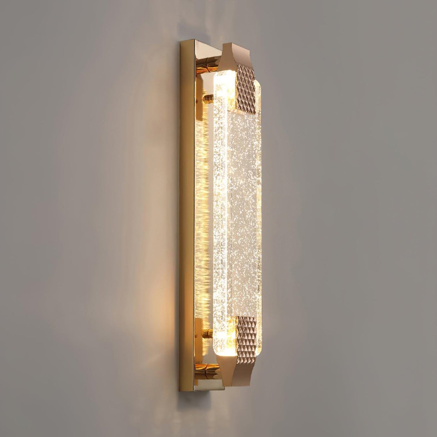 Moet Sconce ∅ 3.9″ x H 23.6″ / Dia 10cm x H 60cm / Gold / Warm Light Wall lamp