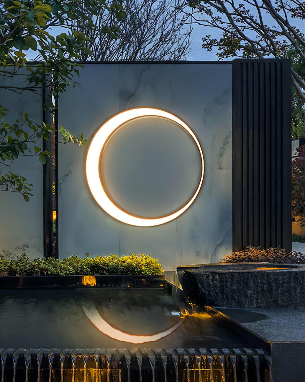 Moon Outdoor Wall Lamp