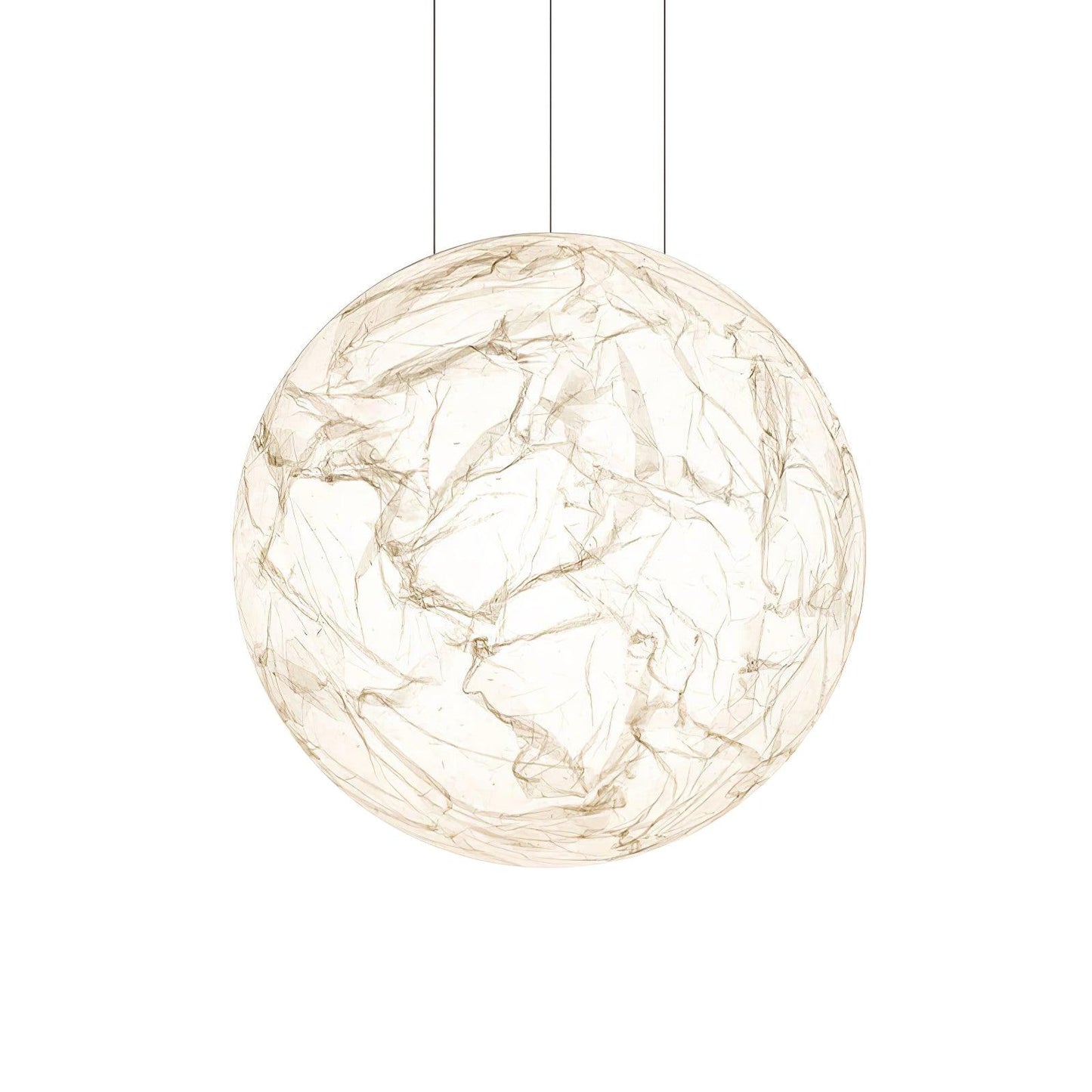 Moon Silk Pendant Lamp ∅ 31.5″ x H 31.5″ / Dia 80cm x H 80cm / White Pendant light