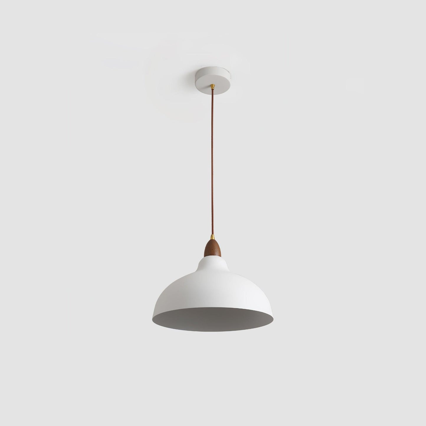 Natural Rustic Pendant Lamp ∅ 13.8″ x H 11.8″ / Dia 35cm x H 30cm / White Pendant light