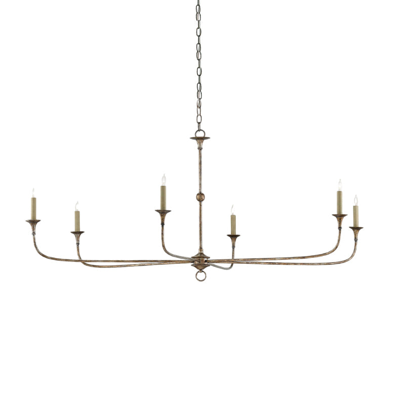 Nottaway Chandelier 6 Heads ∅ 60.6″ x H 25.6″ / Dia 154cm x H 65cm / Bronze Chandelier