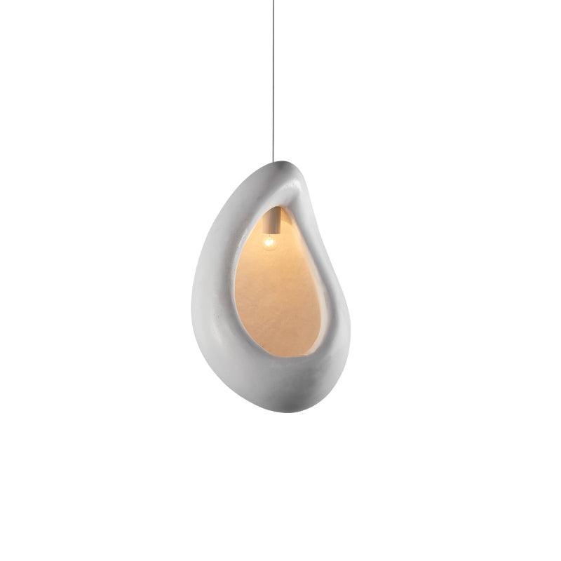 Nula Pendant Lamp ∅ 13.7″ x H 21.6″ / Dia 35cm x H 55cm / White Pendant light