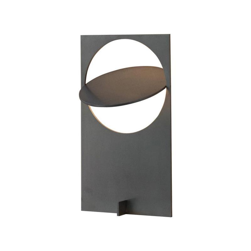 OBJ-01 Table Lamp ∅ 8.7″ x H 15″ / Dia 22cm x H 38cm / Gray black Table lamp