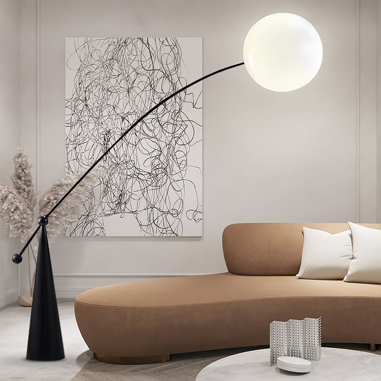 Opal Arc Floor Lamp 灯具