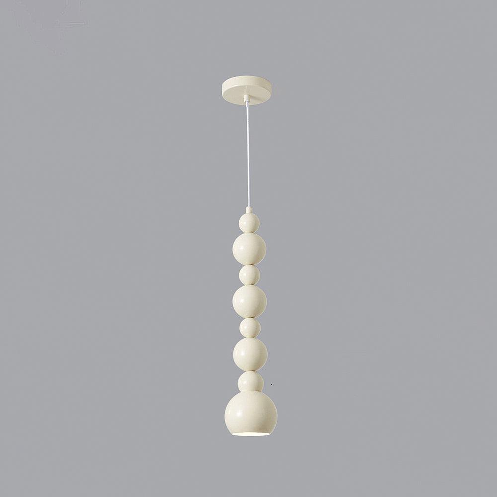 Orbet Metal Pendant Lights 8 Ball ∅ 4.7″ x H 27.7″ / Dia 12cm x H 55cm / Beige Pendant light