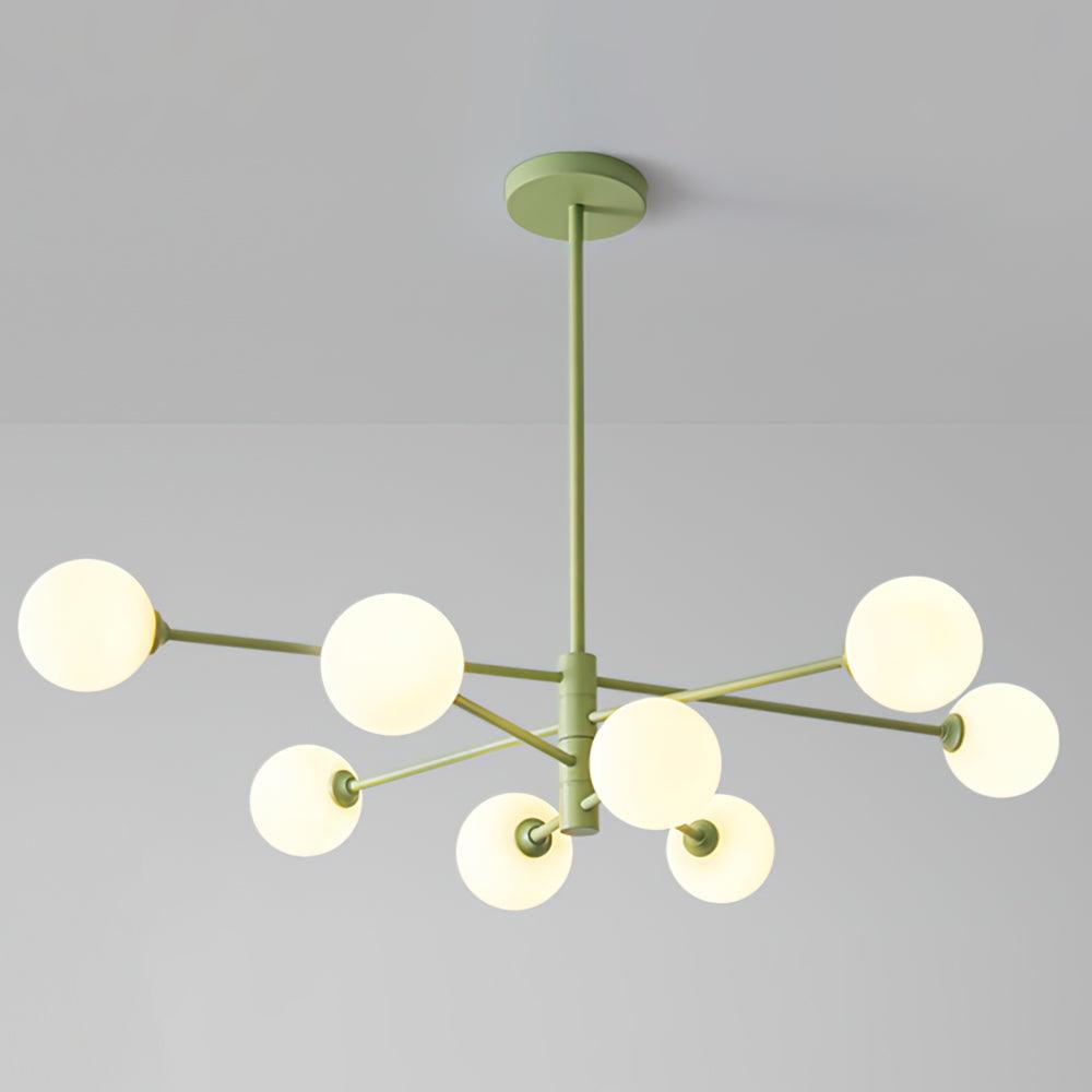 Orbi Green Chandelier