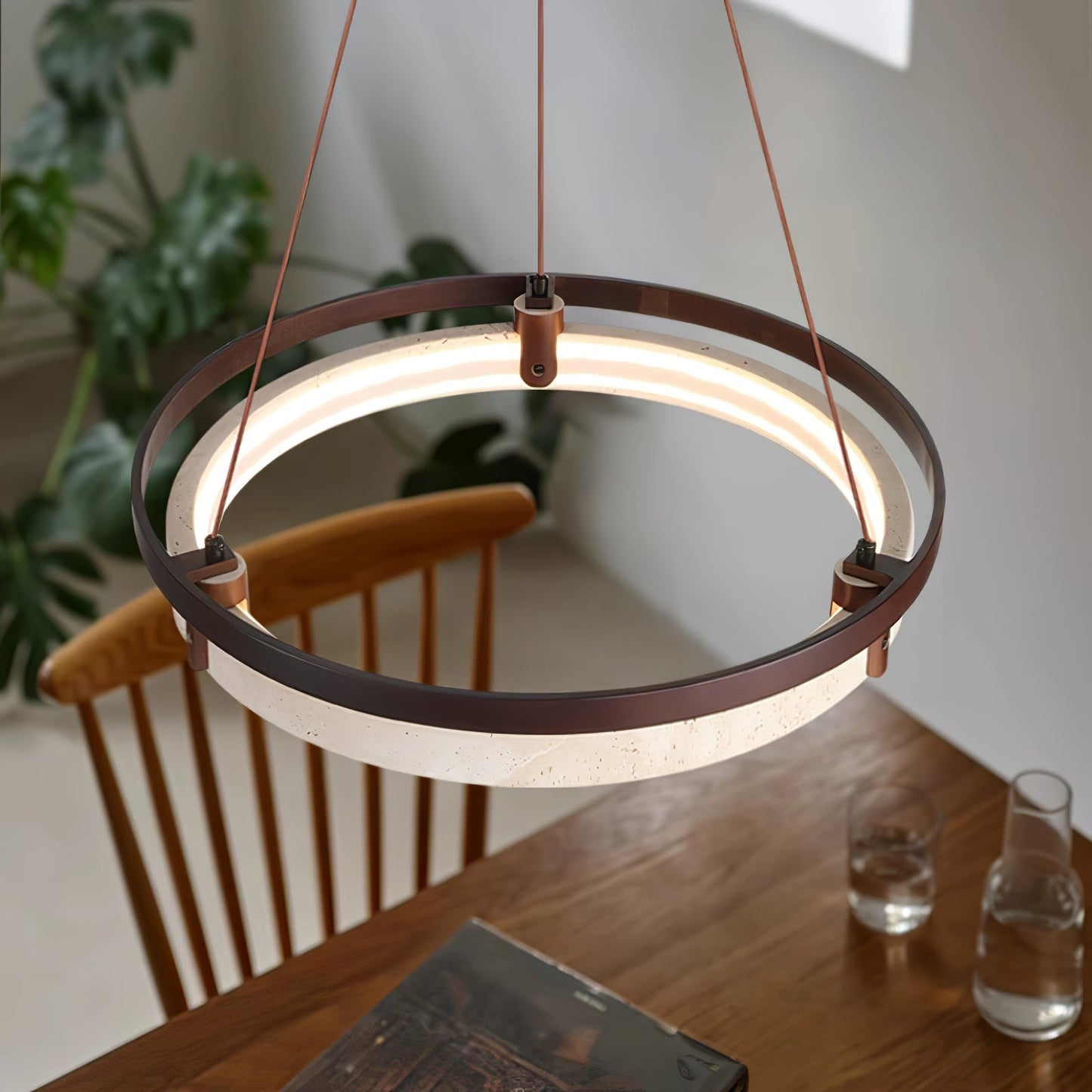 Orbit Travertine Pendant Light 1001 pendant Lamp