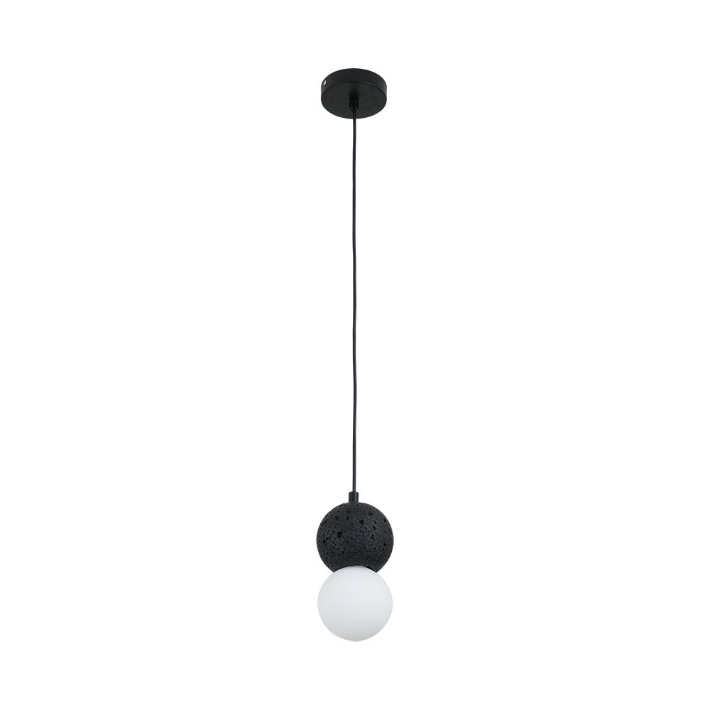 Origo Pendant Lamp ∅ 3.9″ x H 9.8″ / Dia 10cm x H 25cm / Black & White Pendant light