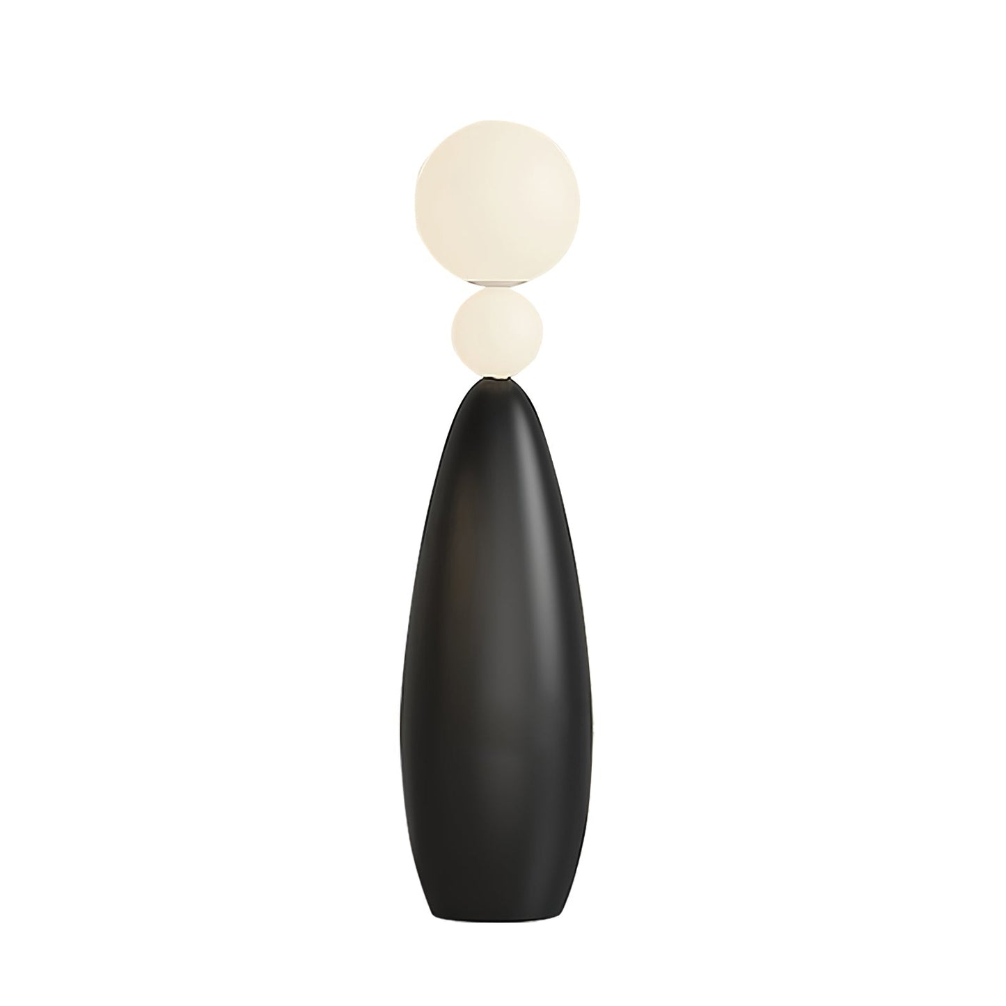 Orion Sphere Floor Lamp ∅ 15″ x H 61″ / Black & White / US Plug Floor lamp