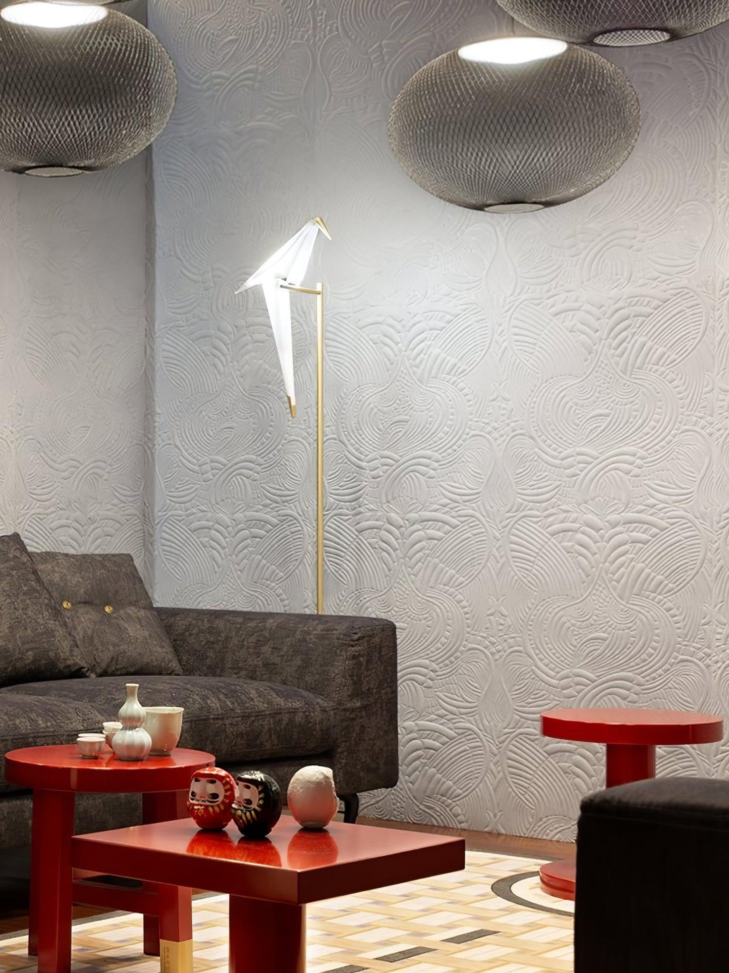 Paper Crane Bird Floor Lamp Floor lamp