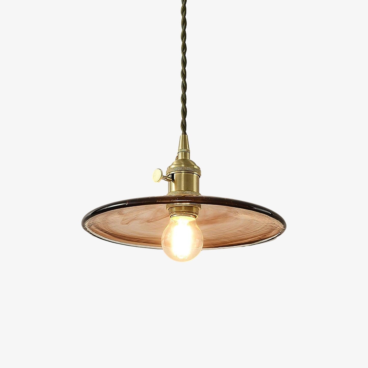 Perrin Pendant Light ∅ 8.7″ x H 3.9″ / Dia 22cm x H 10cm / Brown Pendant light