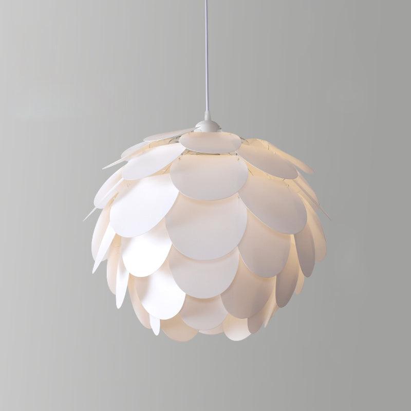 Pinecone Pendant Light ∅ 15″ x H 12.6″ / Dia 38cm x H 32cm / White Pendant light