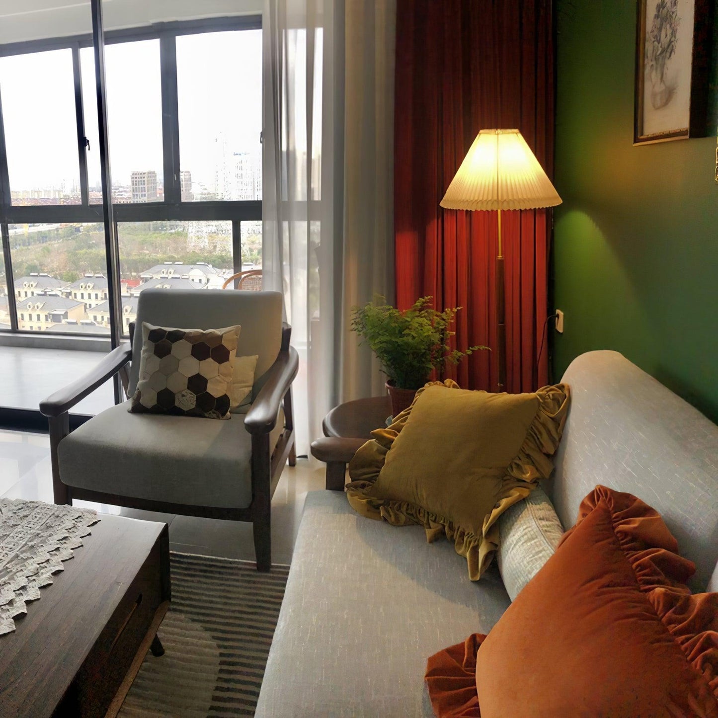 Pleated Floor Lamp Floor lamp