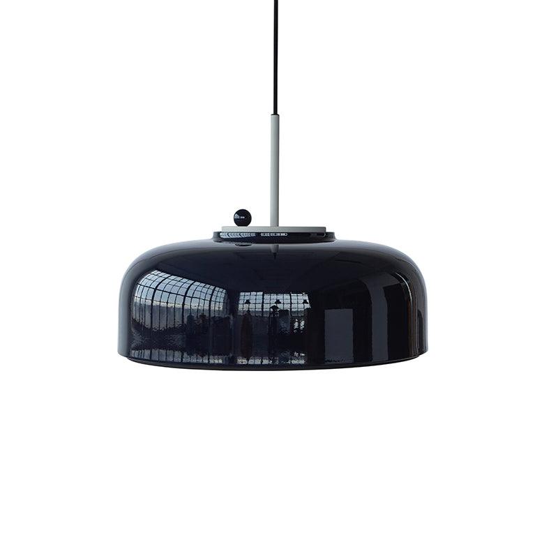 Podgy Pendant Light ∅ 16.5″ x H 10.6″ / Dia 42cm x H 27cm / Navy blue / Warm White Pendant light