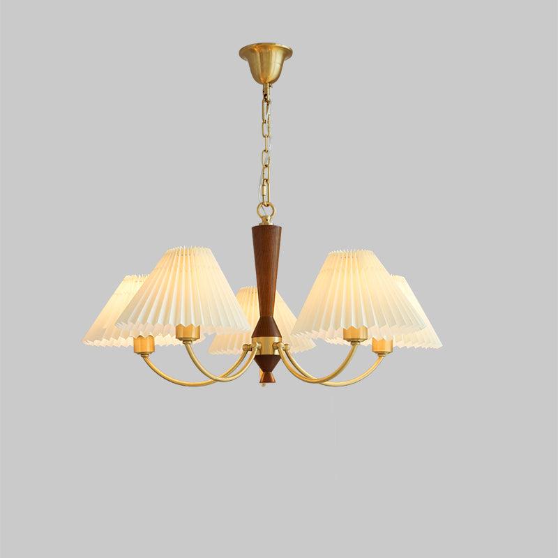 Polina Chandelier 5 heads ∅ 31.4″ x H 13.7″ / Dia 80cm x H 35cm Chandelier
