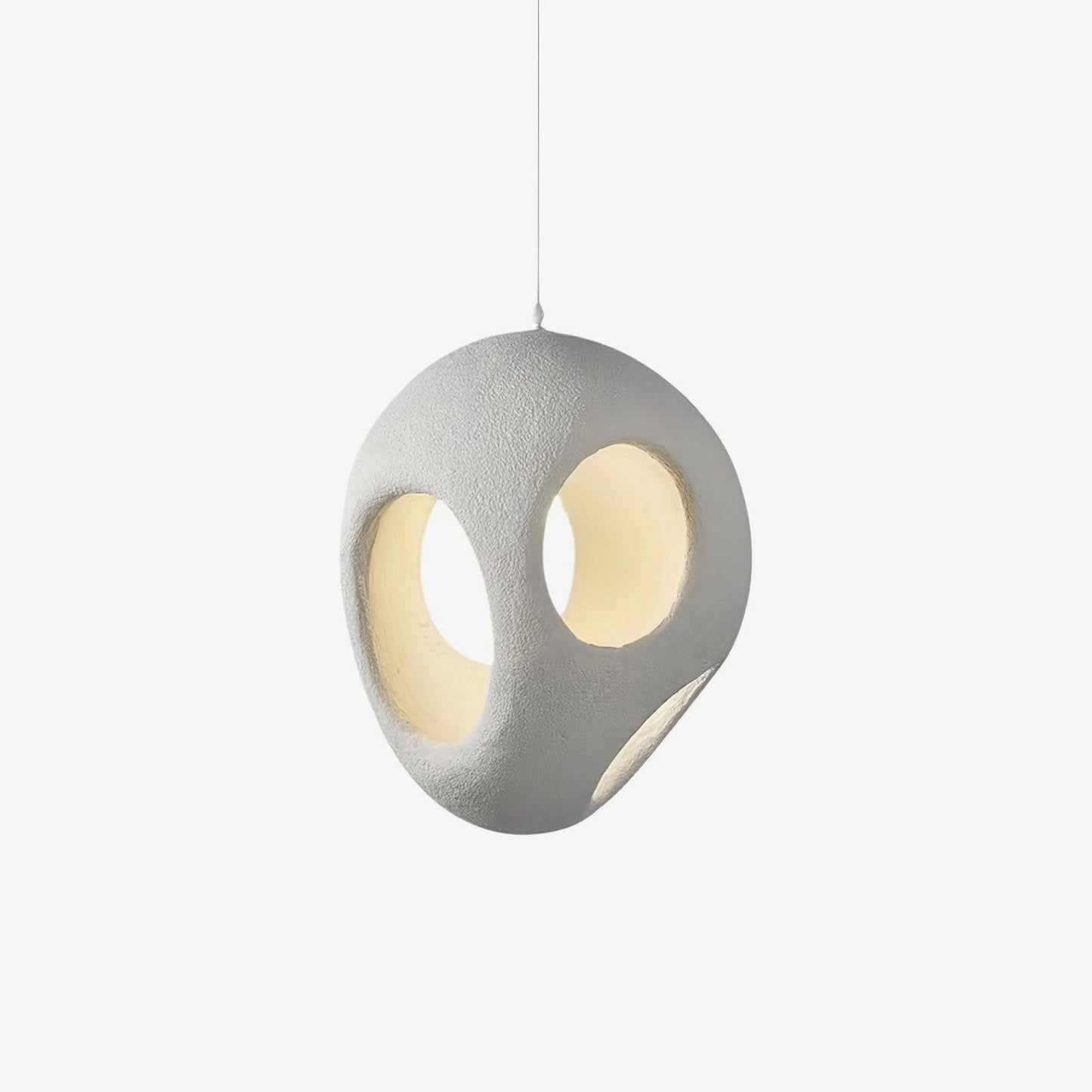 Polystyrene Pendant Light ∅ 13.8″ x H 19.7″ / Dia 35cm x H 50cm / White Pendant light