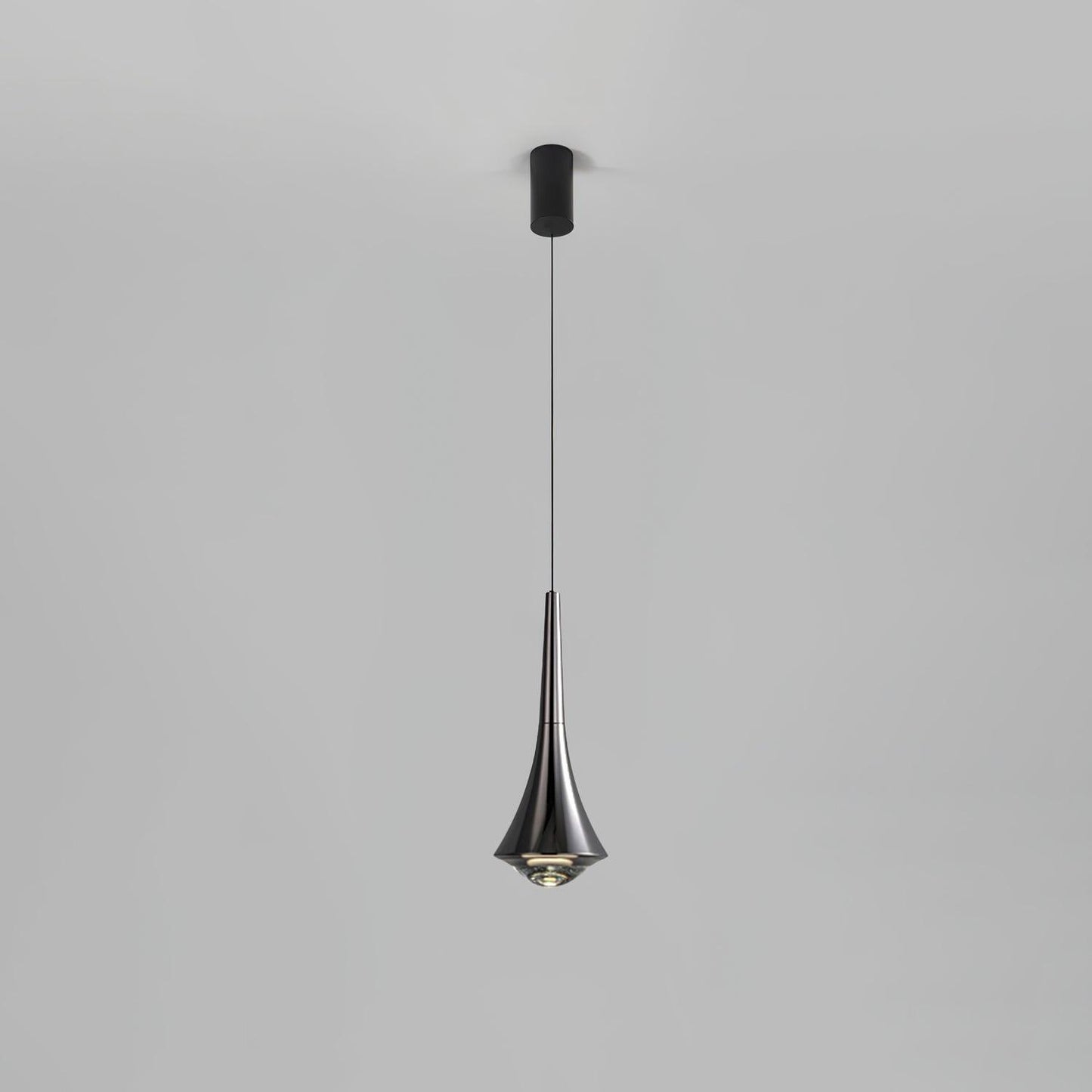 Rain Multi Pendant Light ∅ 3.7″ x H 11″ / Dia 9.5cm x H 28cm / Black & Black / Three-Color Changing Light Pendant light