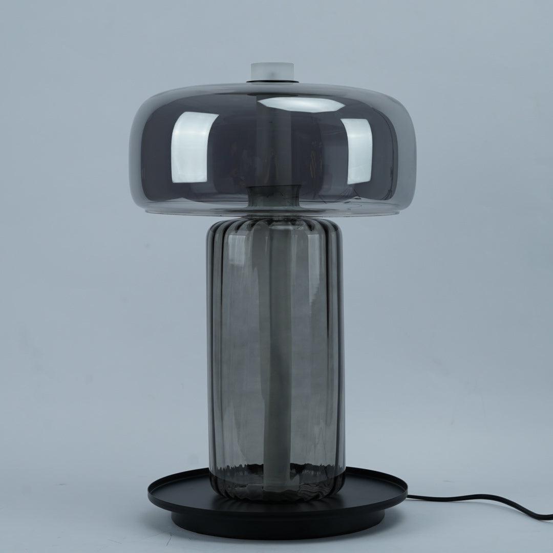 Rapanui Table Lamp ∅ 13″ x H 18.1″ / Dia 33cm x H 46cm / Smoky gray / US plug Table lamp