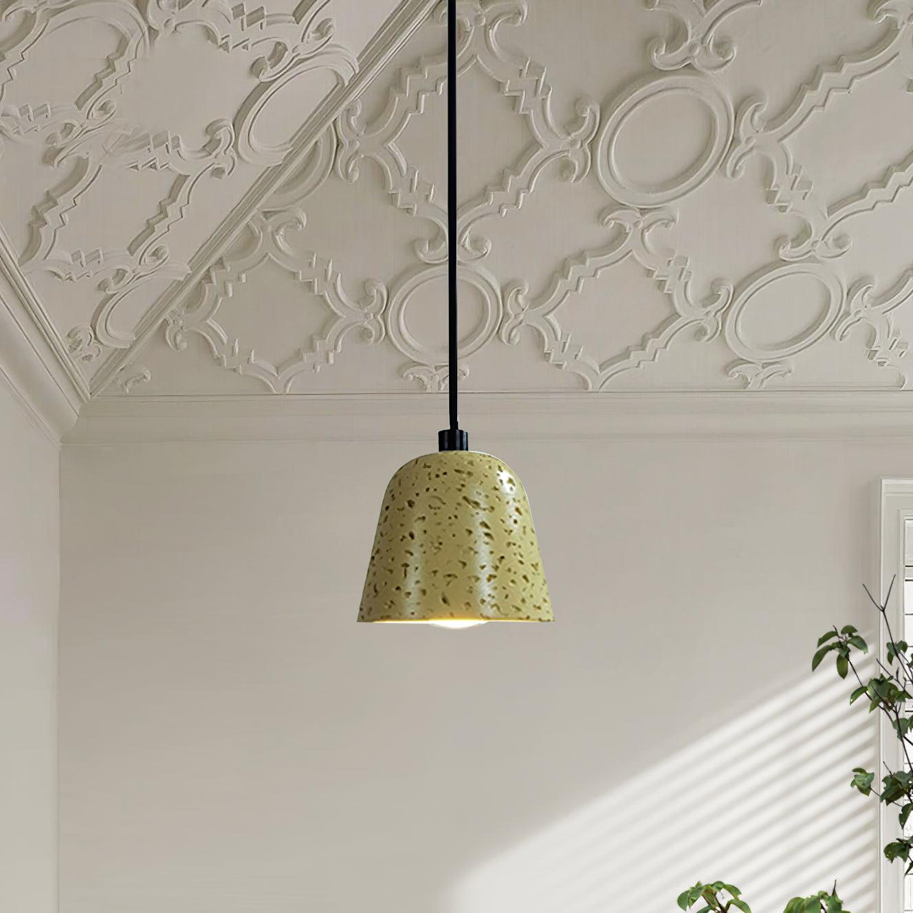 Revi Cement Pendant Light ∅ 4.7″ x H 5.3″ / Dia 12cm x H 13.5cm Pendant light