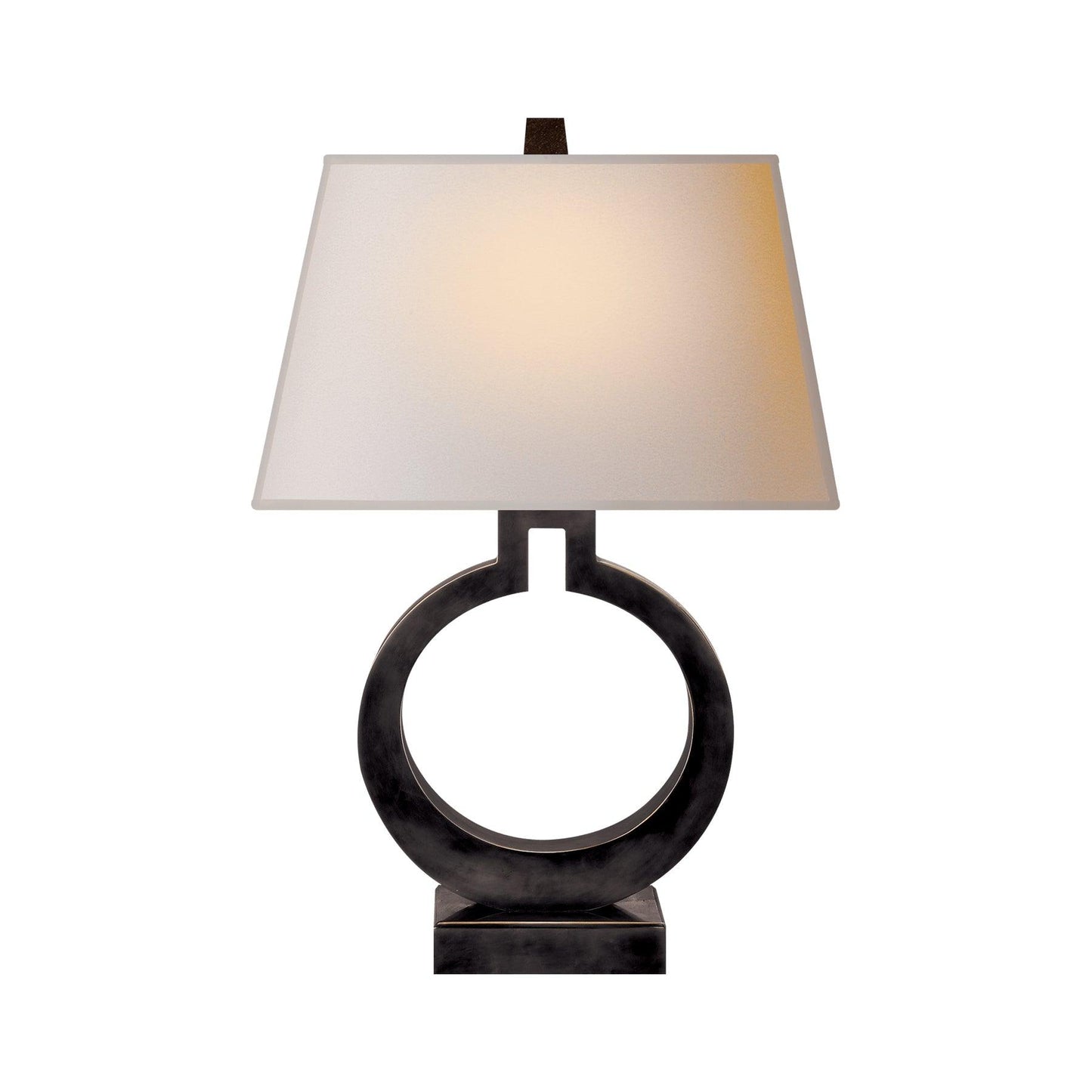 Ring Form Table Lamp ∅ 14.2″ x H 22″ / Dia 36cm x H 56cm / Black / US Plug Table lamp