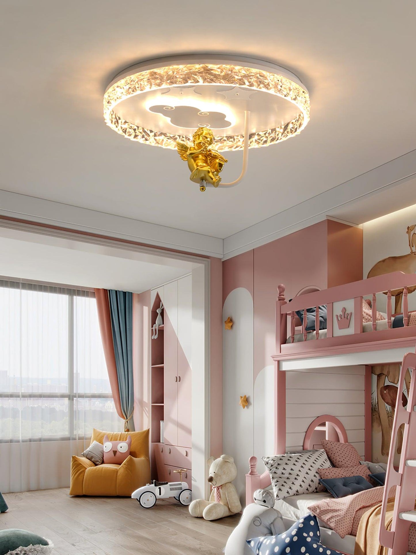Round Carousel Children's Ceiling Lamp