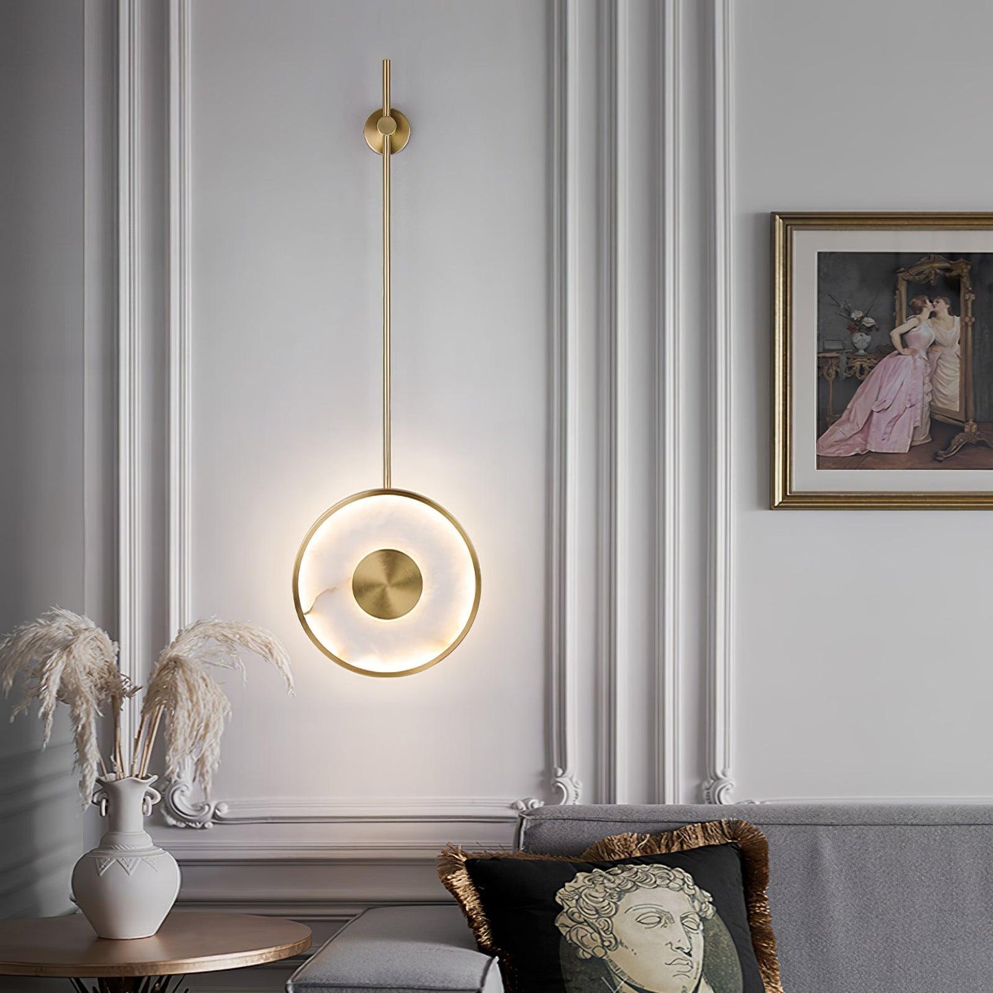 Round Marble Wall Lamp Wall lamp