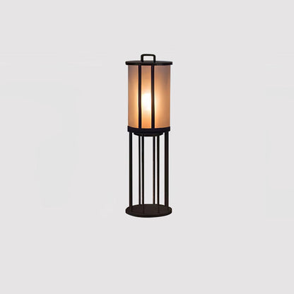 Round Pillar Acrylic Lantern Outdoor Lamp