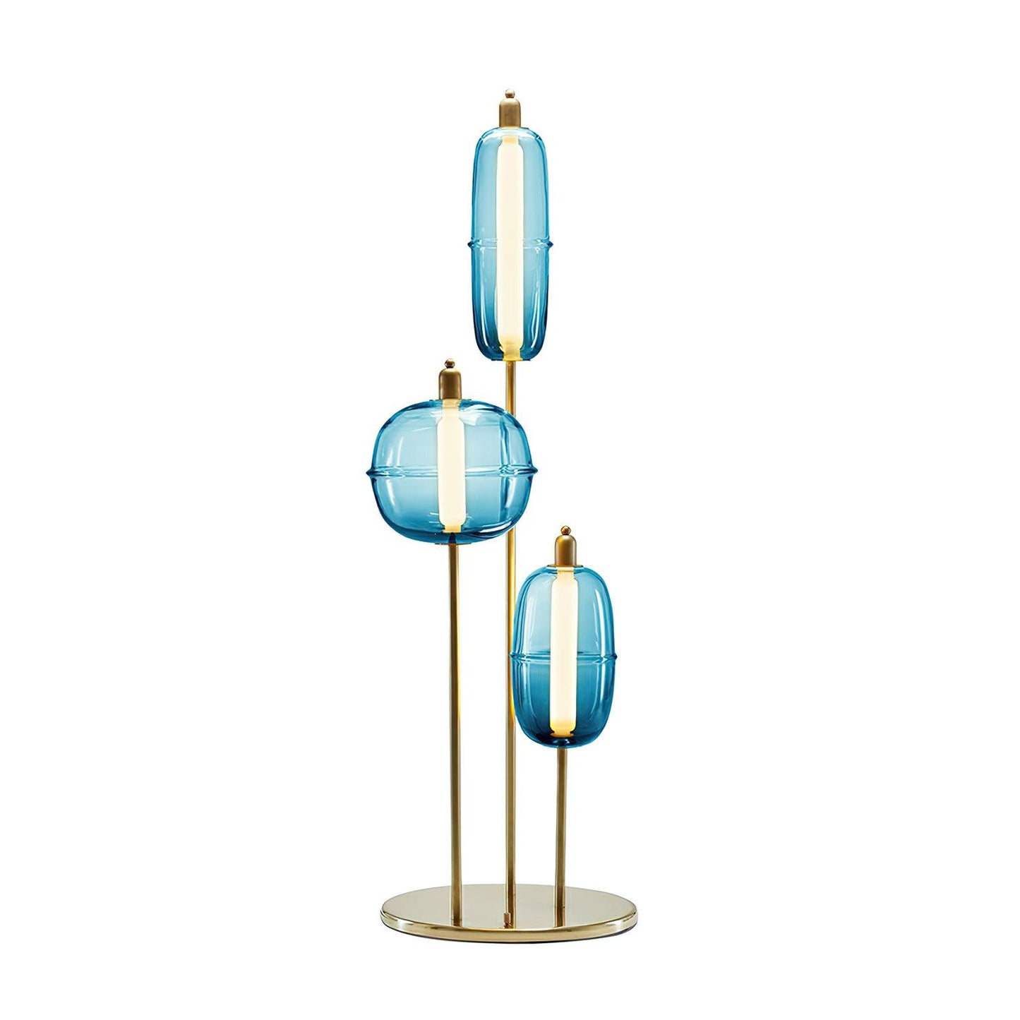 Sanfu Floor Lamp ∅ 17.7″ x H 68″ / Dia 45cm x H 173cm / Gradient blue / US Plug Floor lamp
