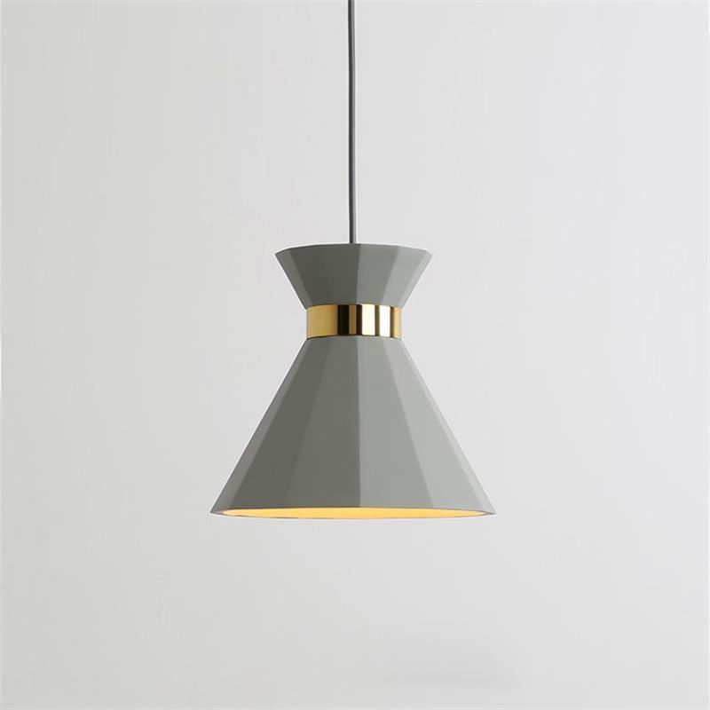 Sash Cement Pendant Light ∅ 9.6″ x H 9.4″ / Dia 24.5cm x H 24cm / Grey + Gold Pendant light