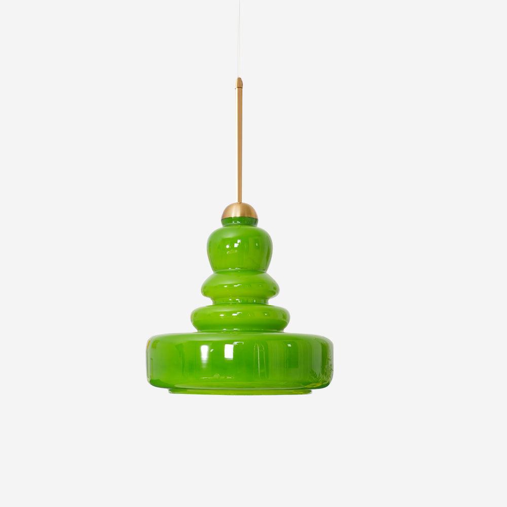 Schoolhouse Glass Pendant Light ∅ 11.8″ x H 47.2″ / Dia 30cm x H 120cm / Green Pendant light